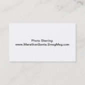 Marathon Santa Business Cards Visitenkarte (Rückseite)