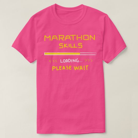 Marathon Skills Loading Runner Geschenk Funny Zita T-Shirt (Design vorne)