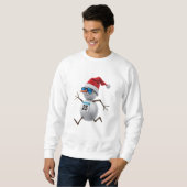 Marathon Snowman – Christmas Running Tee (Vorne ganz)