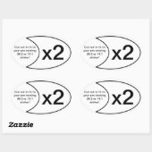 Marathon Sticker x2 (Blatt)