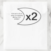 Marathon Sticker x2 (Tasche)