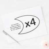 Marathon Sticker x4 (Umschlag)