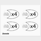 Marathon Sticker x4 (Blatt)