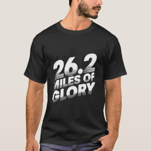 Marathon-Strecke 26,2 Meilen T-Shirt