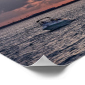 Marathon Sunset in den Florida Keys Poster (Ecke)