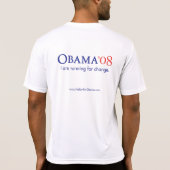 Marathon-T - Shirt für Obama (Rückseite)
