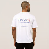 Marathon-T - Shirt für Obama (Schwarz voll)
