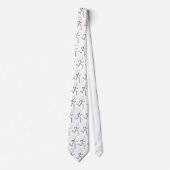 Marathon-Tag im Büro Krawatte (Vorderseite)