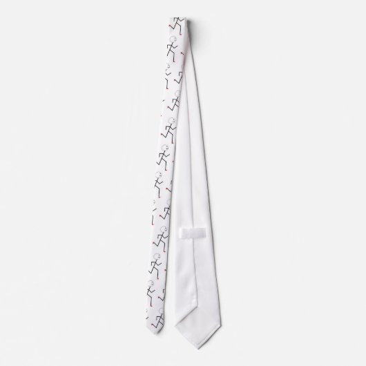 Marathon-Tag im Büro Krawatte (Rückseite)