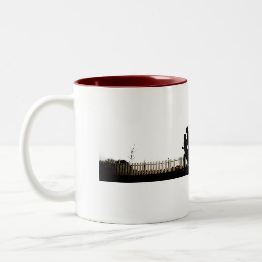 Marathon-Tasse Zweifarbige Tasse (Links)