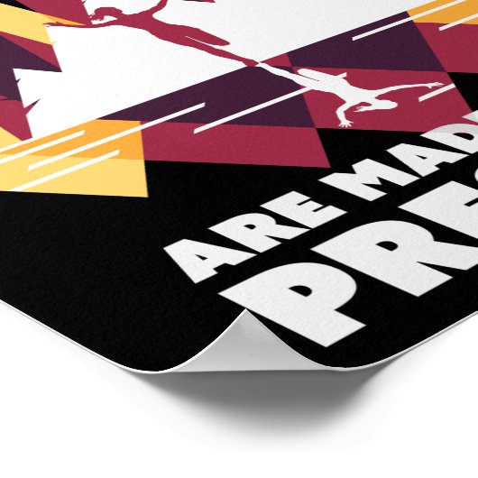 Marathon, Trail Lauf Diamonds Poster (Ecke)