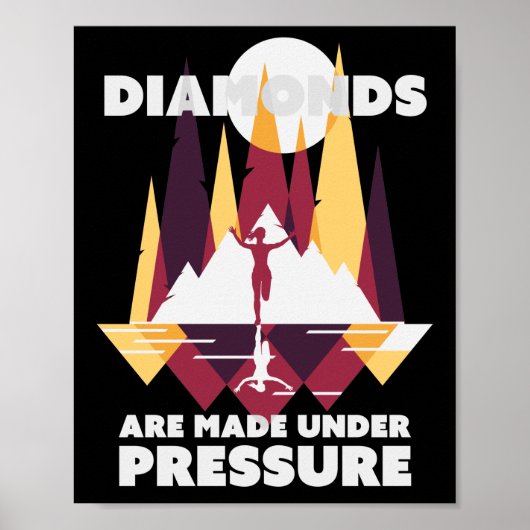 Marathon, Trail Lauf Diamonds Poster (Vorne)