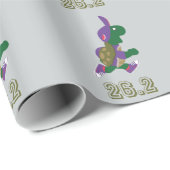 Marathon Turtle Runner in Lila Geschenkpapier (Rolleneckpunkt)