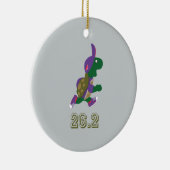 Marathon Turtle Runner in Lila Keramik Ornament (Rechts)