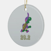 Marathon Turtle Runner in Lila Keramik Ornament (Links)