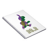 Marathon Turtle Runner in Lila Notizblock (Rechte Seite)
