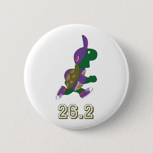 Marathon Turtle Runner Lila Button (Vorderseite)