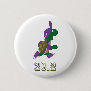 Marathon Turtle Runner Lila Button