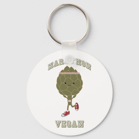 Marathon Vegan Schlüsselanhänger (Vorderseite)