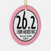 Marathon-Verzierung Keramik Ornament (Rechts)