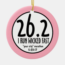 Marathon-Verzierung Keramik Ornament