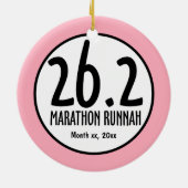 Marathon-Verzierung Keramik Ornament (Hinten)