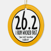 Marathon-Verzierung Keramikornament (Links)