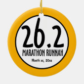 Marathon-Verzierung Keramikornament (Hinten)