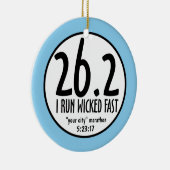 Marathon-Verzierung Keramikornament (Rechts)