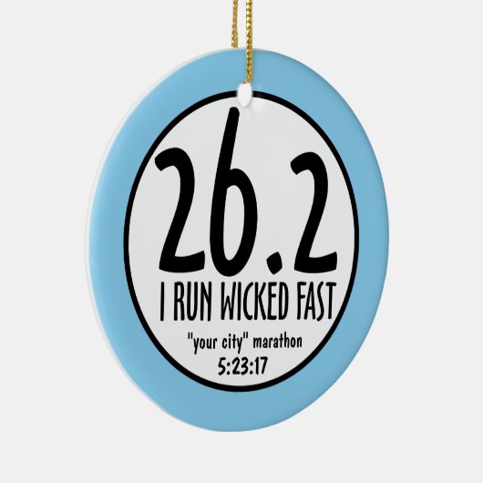 Marathon-Verzierung Keramikornament (Rechts)