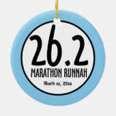 Marathon-Verzierung Keramikornament (Hinten)