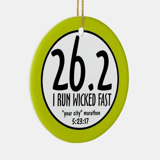 Marathon-Verzierung Keramikornament (Rechts)