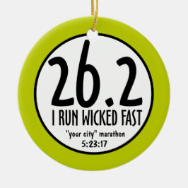 Marathon-Verzierung Keramikornament