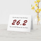 Marathon-viel Glück-Karte Karte (Gelbe Blume)