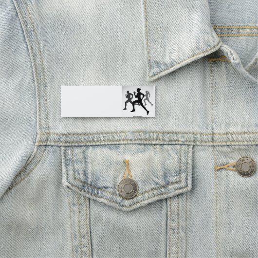 Marathon-Wettbewerb Namensschild (Beispiel)