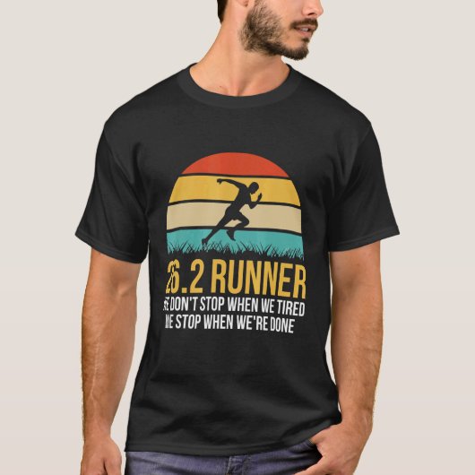Marathonangebot für 26 2 Läufer T-Shirt (Vorderseite)