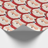 Marathoner Santa Funny Funny FBold Sport Weihnacht Geschenkpapier (Ecke)
