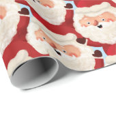 Marathoner Santa Funny Funny FBold Sport Weihnacht Geschenkpapier (Rolleneckpunkt)