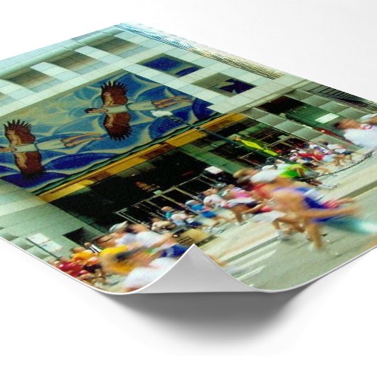 Marathonflug Poster (Ecke)