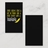 Marathongeschenkläufer gewinnt Banane meme Visitenkarte (Vorne/Hinten)