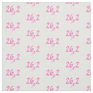 Marathongewebe des Rosas 26,2 Stoff