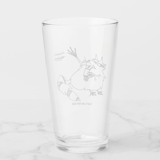 Marathonglas Glas (Rückseite)