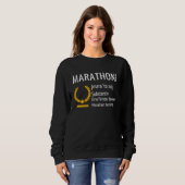 MARATHONI Marathon Runner Finisher Sweatshirt (Vorne ganz)