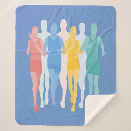 Marathonlauf mit Inspiration Sherpadecke (Vorderseite)