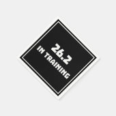 Marathonläufer 26.2 im Training Serviette (Ecke)