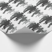 Marathonläufer Geschenkpapier (Ecke)