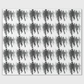 Marathonläufer Geschenkpapier (Flach)