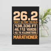 Marathonläufer Halbmarathon Lover Grap Dankeskarte (Stehend Vorderseite)