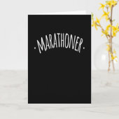 Marathonläufer Karte (Gelbe Blume)