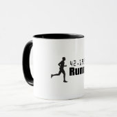 Marathonläufer Tassen (Vorderseite Links)